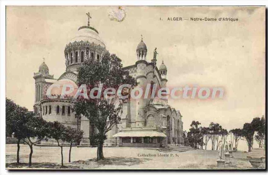 CPA ALGER Notre Dame d'Afrique