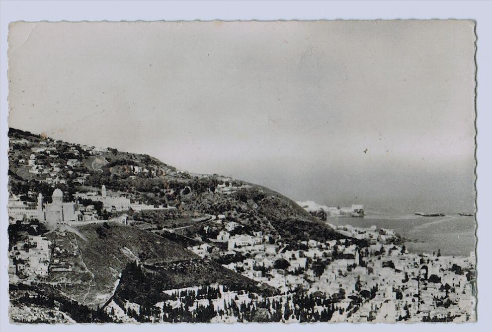 cpsm ALGER vue aérienne de ND d'Afrique