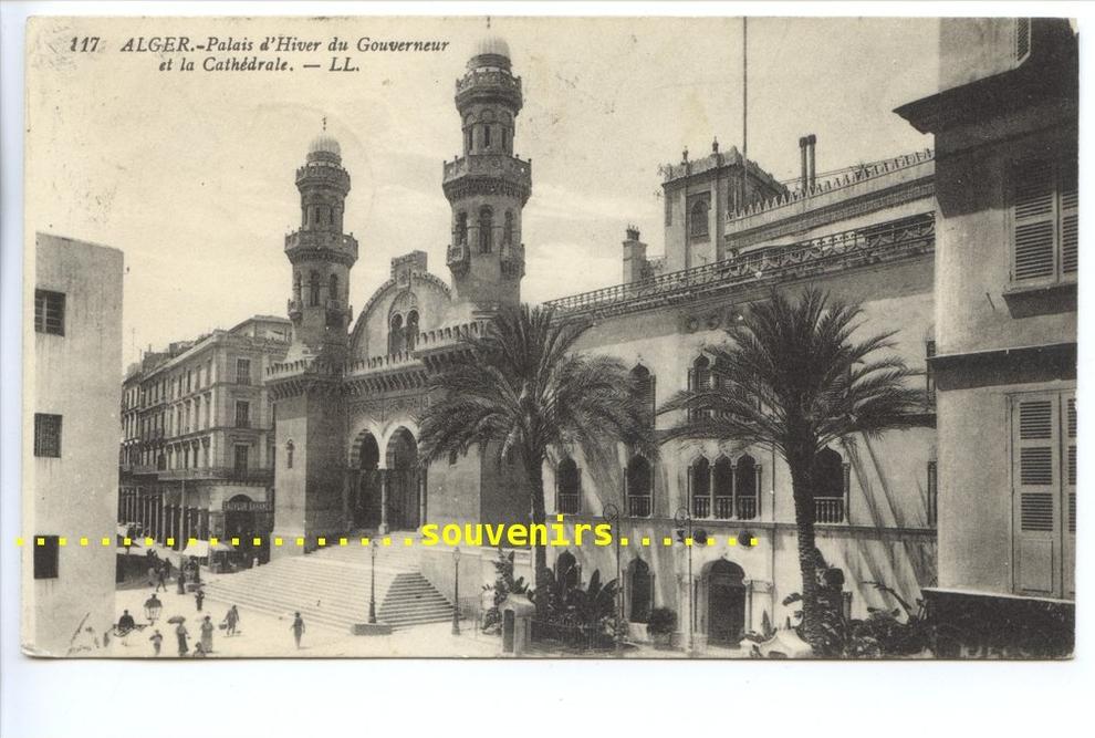 CPA   ALGERIE  ALGER  Palais d'hiver du Gouverneur    ** prix fixe **