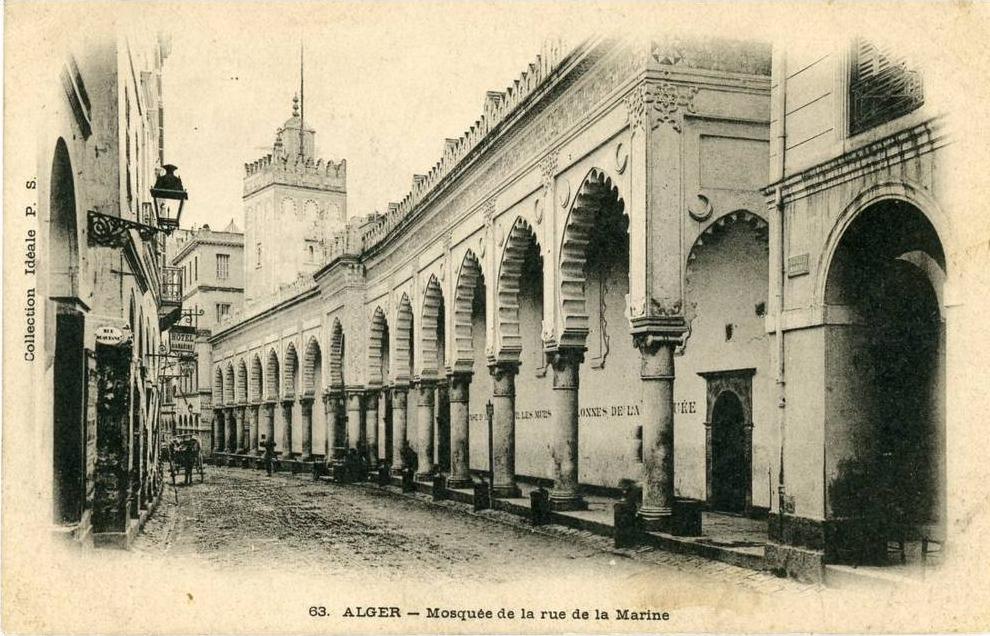 CPA. Alger - Mosquée de la rue de la Marine.