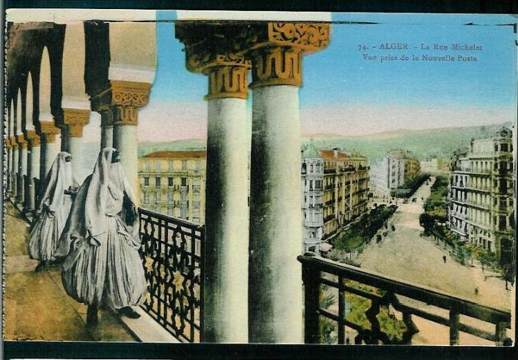 CB)47) Alger La Rue Michelet - Vue prise de la nouvelle Poste