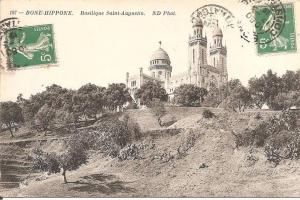 BONE-HIPPONE (ALGERIE) Basilique Saint-Augustin en 1912