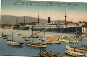 BONE  Les quais et les Courriers de france Colorisée Recto verso