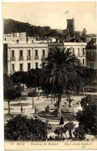 ALGERIE  BONE  FONTAINE DU PALMIER  PLACE ALEXIS LAMBERT