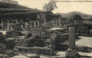 BONE  Les Ruines d'Hippnne      Recto versoVoir Timbres 2X20c 1938