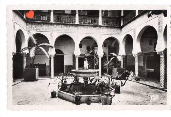 20214-ALGERIE-ALGER-Intér ieur d'une maison mauresque