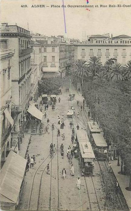 CPA ALGERIE / ALGER  / TRAMWAY