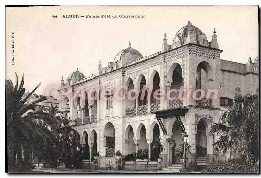 CPA Alger Palais D'Ete Du Gouverneur