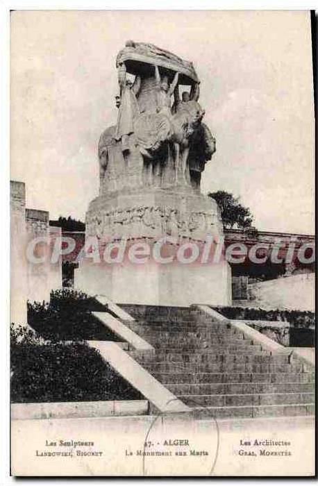 CPA ALGER monument aux morts