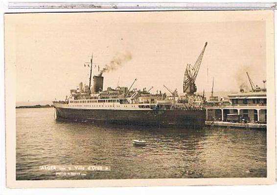 ALGER  BATEAU  VILLE  D 'ORAN      TBE