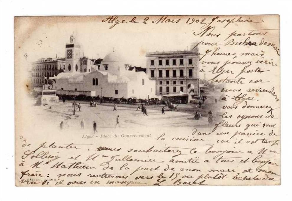 algerie -alger place du gouvernement