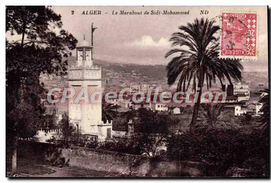 CPA Alger Le Marabout De Sidi Mohammed