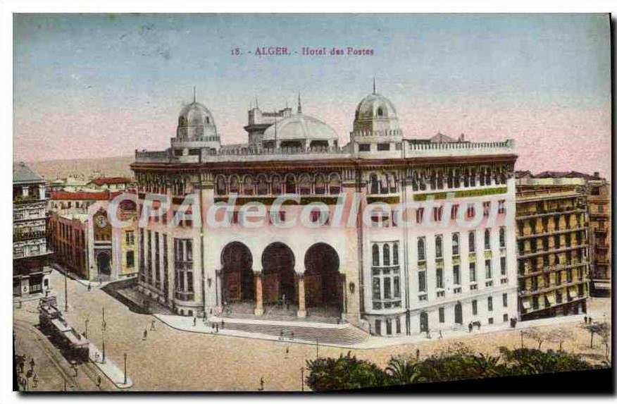 CPA Alger Hotel Des Postes