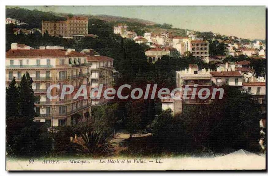 CPA Alger Mustapha Les Hotels Et Les Villas
