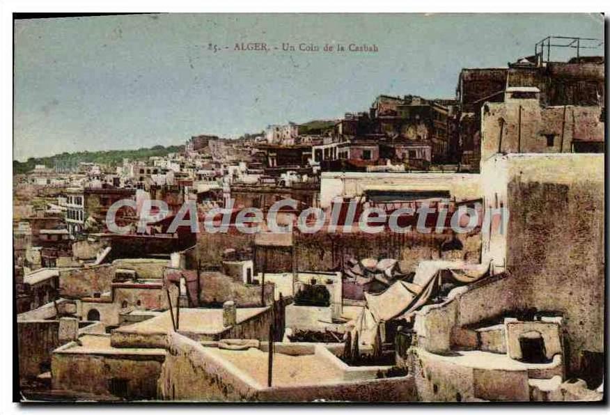 CPA ALGER un coin de la Casbah