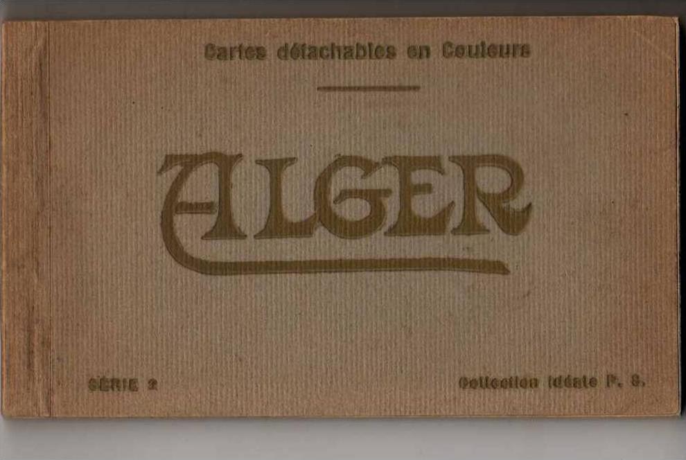 alger carnet complet de 16 cartes