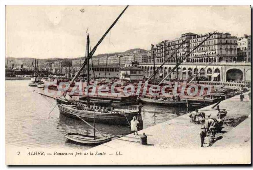 CPA Alger Panorama Pris De La Sante