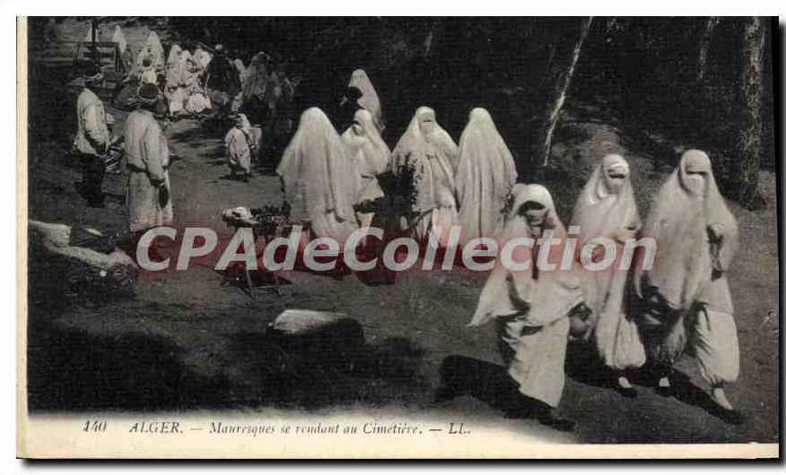CPA Alger Mauresques Se Rendant Au Cimetiere