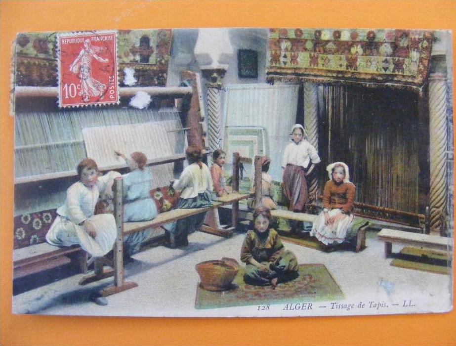 CPA  Alger (Algérie) - Tissage de Tapis