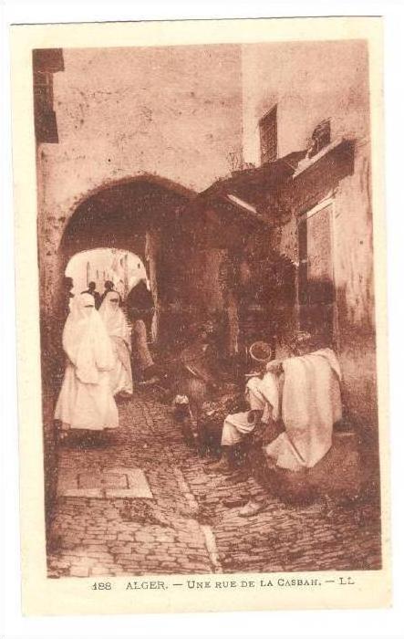 ALGER.- Une Rue de la Casbah, 00-10s