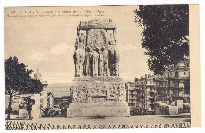 ALGER - Monument aux Moris de la Ville d'Alger, 00-10s