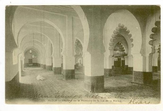 ALGER - Interieur de la Mosquee de la rue de la Marine, 00-10s