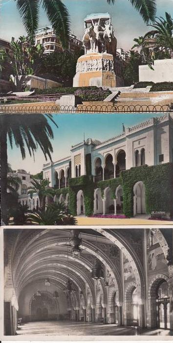 ALGERIE  -  ALGER  -  LOT DE 3 CPSM PF  -