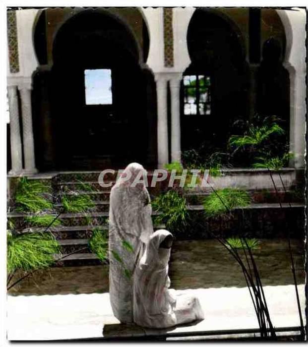 CPA Alger Cour Mauresque Du Bardo algerie
