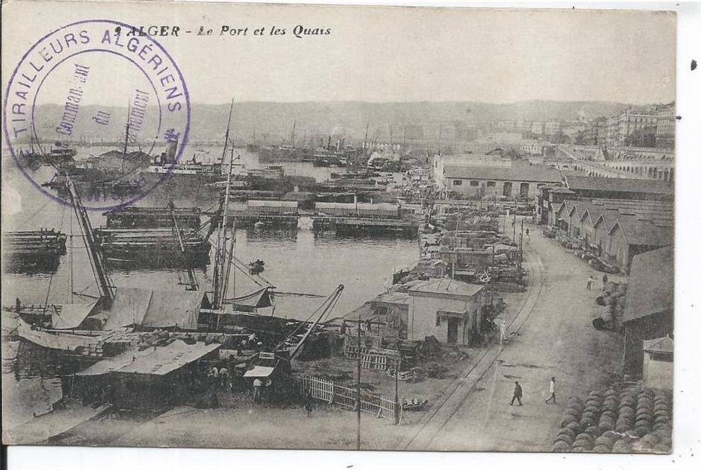 ALGERIE - ALGER - Le port et les quais