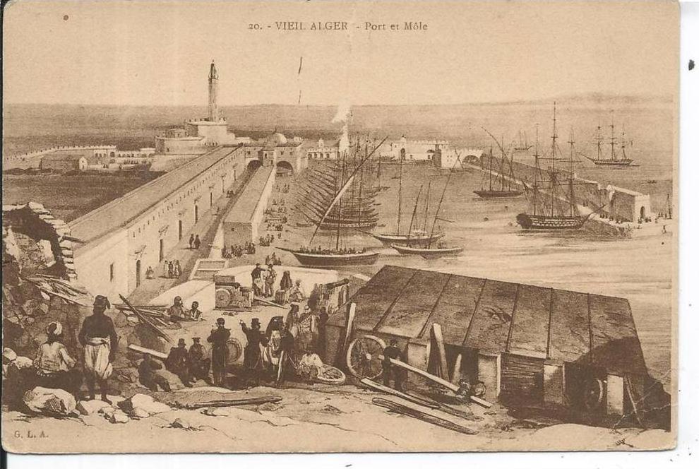 ALGERIE - Vieil ALGER - Port et Môle