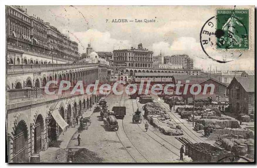 CPA Alger Les Quais