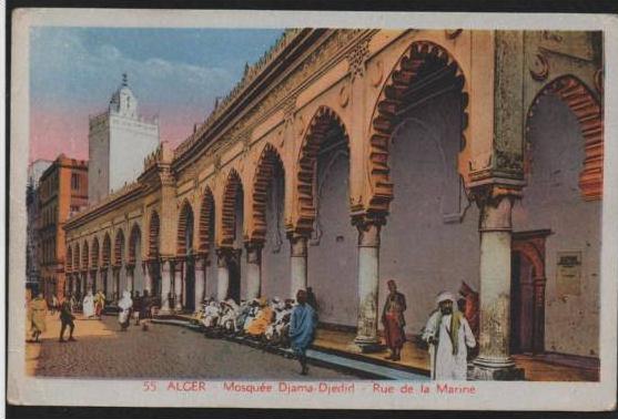 TY)104) Alger Mosquée Djama-Djedid - Rue de la Marine
