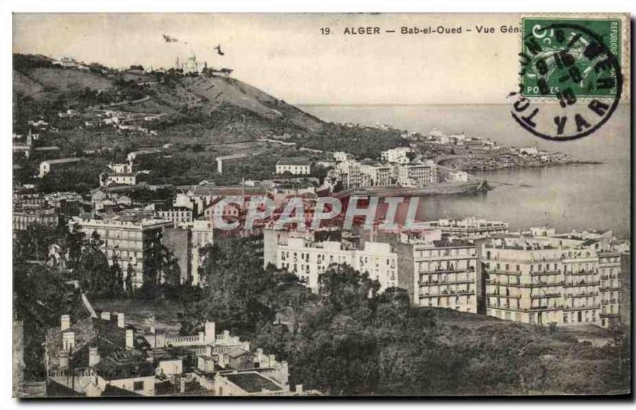 CPA Alger Bab el Oued Vue Generale Algerie