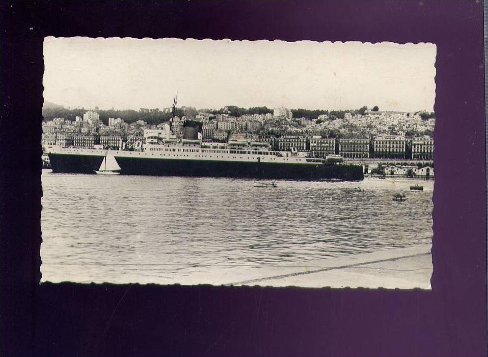 CP (Alg.) Alger  -  Départ du Courrier 