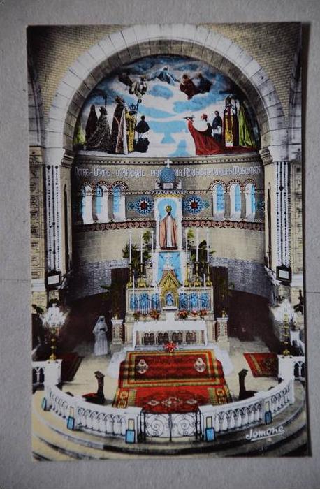 Alger. Notre -Dame d'afrique.Intérieur de la Basilique