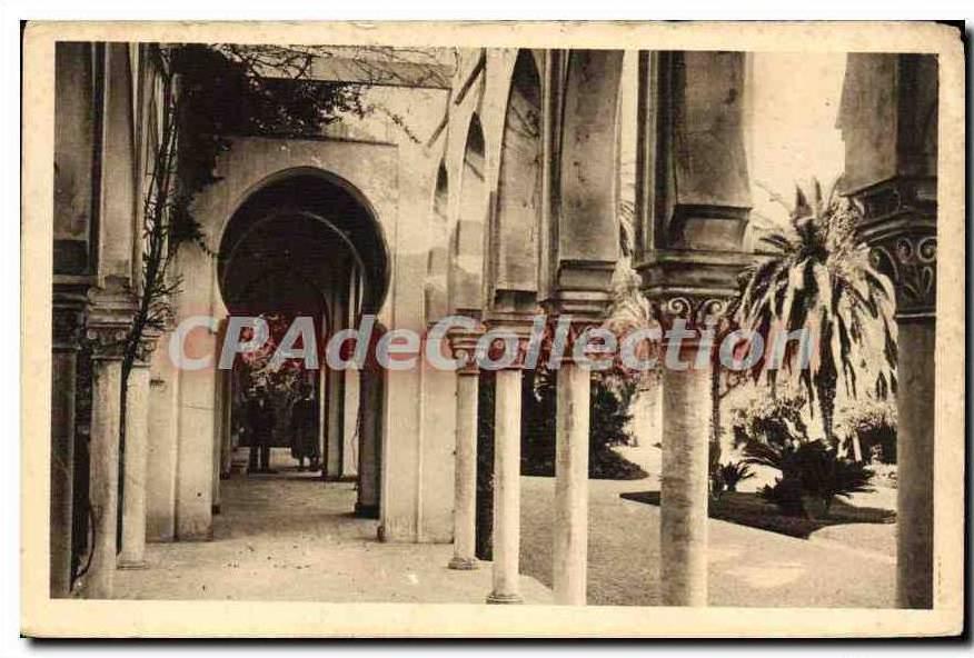 CPA Alger Palais D'Ete Sous La Pergola