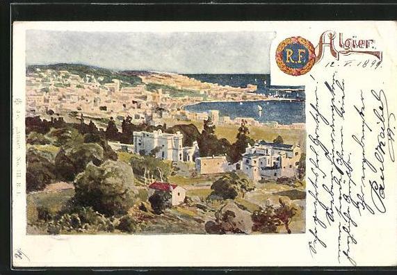 CPA Algier, Ortspanorama