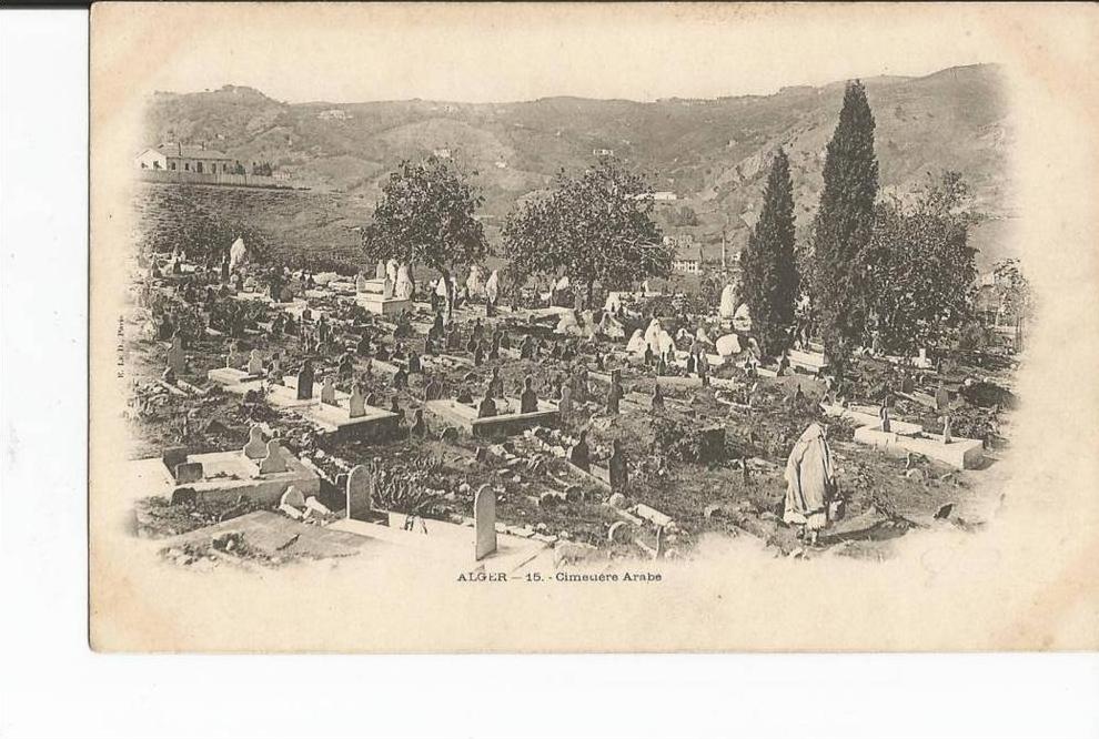 15  -   ALGER  cimetière  Arabe