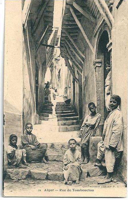 Cpa Alger -Rue de Tombouctou .