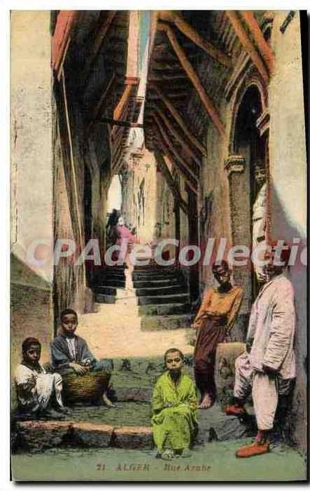 CPA Alger Rue Arabe