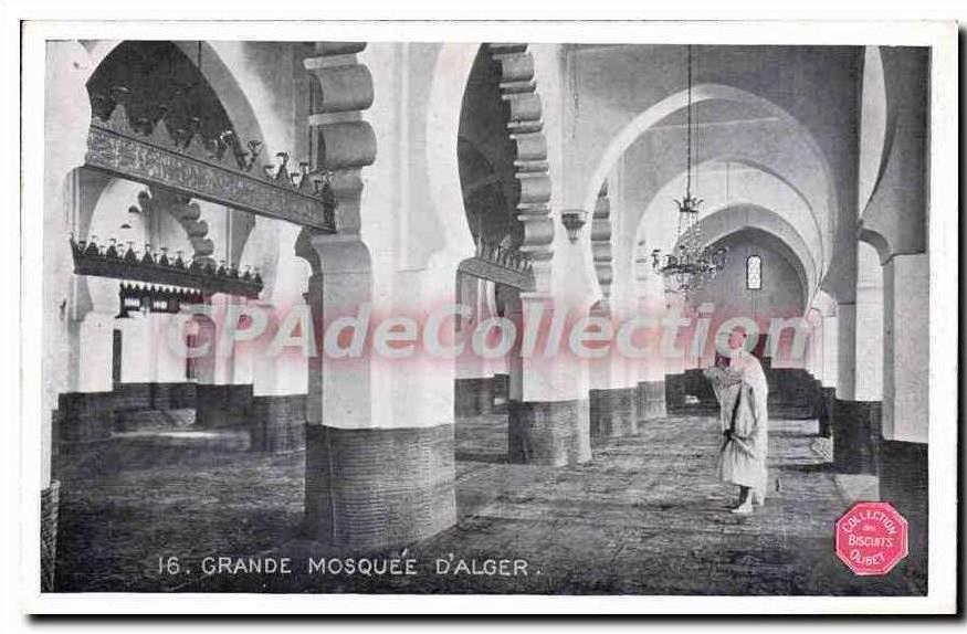 CPA ALGER grande mosquée d'Alger