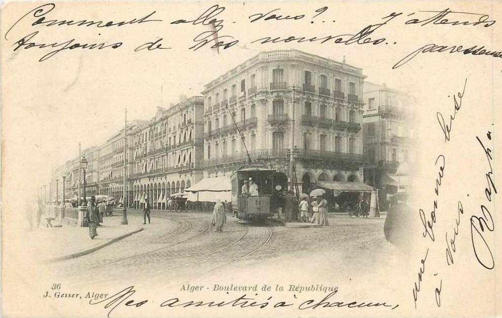 CPA ALGERIE / Alger, bld de la République