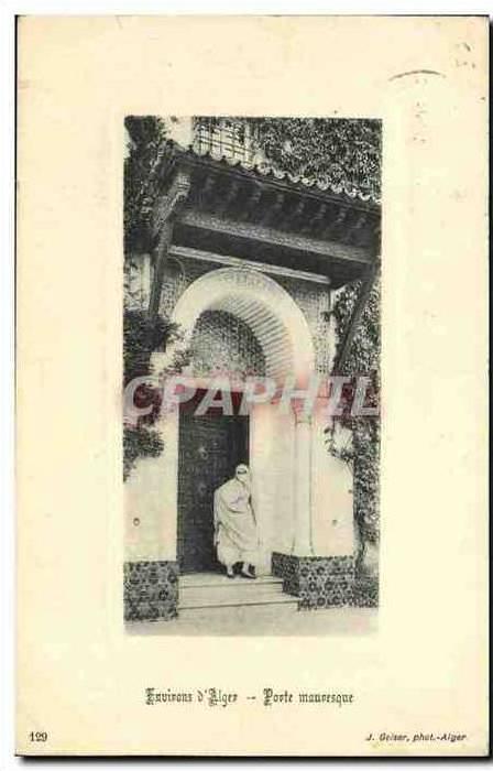 CPA Environs d Alger Porte Mauresque