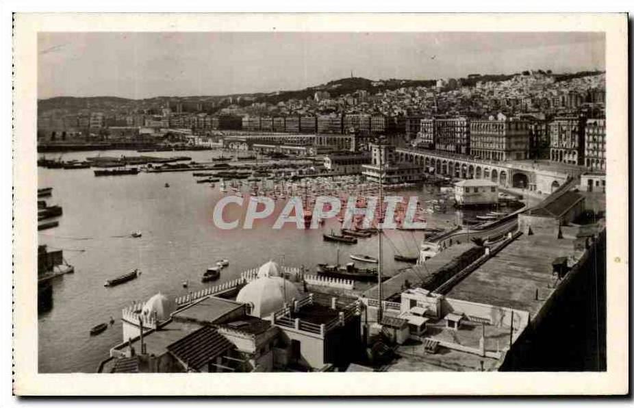 CPA Alger Vue generale sur le Port Algerie