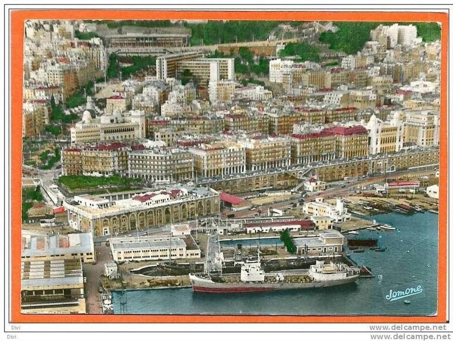 ALGER E015,  * EL DJEZAIR (ALGER) BOULEVARD ZIROUT YOUCEF *  HARBOUR VIEW with SHIPS *UNUSED