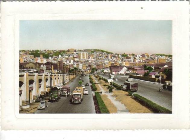 Ma-AFRIQUE-ALGERIE-*ALGER -Une vue des Rampes *Poirel* et Boulevard d'accés à la Ville-Camion-Animé