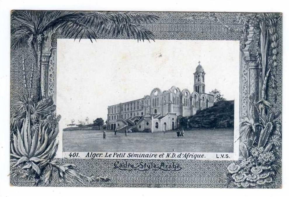 alger (cadre style arabe)  le petit seminaire et n d d afrique