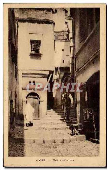 CPA Alger Une Vieille rue