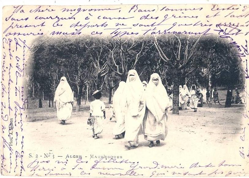 ALGER Mauresques TB précurseur timbré