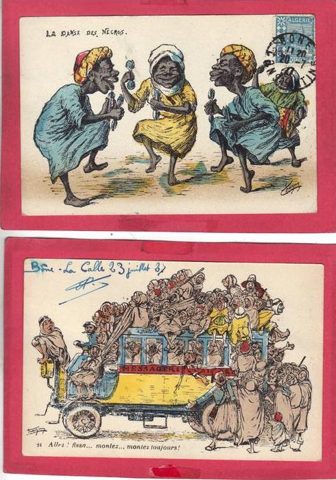 BONE - Lot de 4 cartes fantaisies -